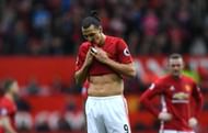 MANCHESTER, ENGLAND - MARCH 04:  Zlatan Ibrahimovic of Manchester United reacts during the Premier League match between Manchester United and AFC Bournemouth at Old Trafford on March 4, 2017 in Manchester, England.  (Photo by Shaun Botterill/Getty Images)